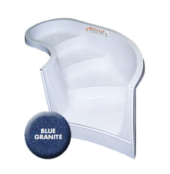 4' Contour Step Blue Latham